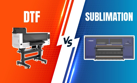 Comparision Between Direct-to-Film (DTF) Printing & Sublimation Printing